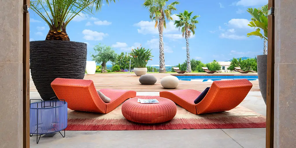 Villa Rental in Mallorca - 5 Bedrooms - Balearic Bliss - Can Vi Dalt - Moscari - sunbeds