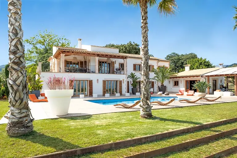Villa Rental in Mallorca - 5 Bedrooms - Balearic Bliss - Can Vi Dalt - Moscari - villa view
